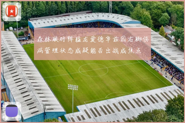 森林狼对阵猛龙爱德华兹因右脚伤病管理状态成疑能否出战成焦点