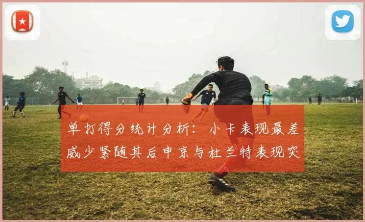 单打得分统计分析：小卡表现最差威少紧随其后申京与杜兰特表现突出
